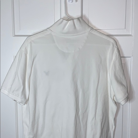 American Eagle Polo White XL Tall Blue Logo - Picture 3 of 3